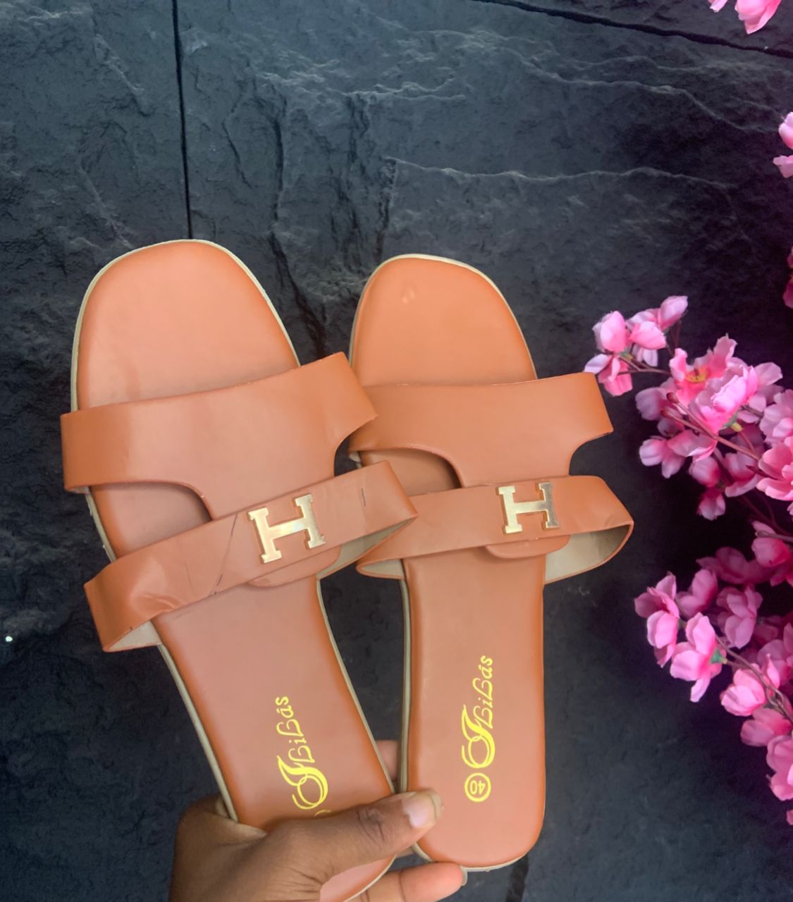 Hermes slippers